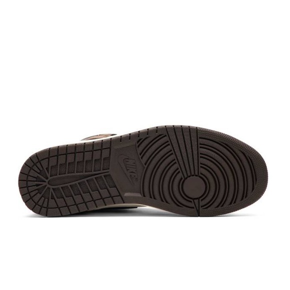 Travis Scott x Air Jordan 1 Retro High OG 'Mocha' size US M 7.0 (woman size 8.5) - Picture 6 of 10